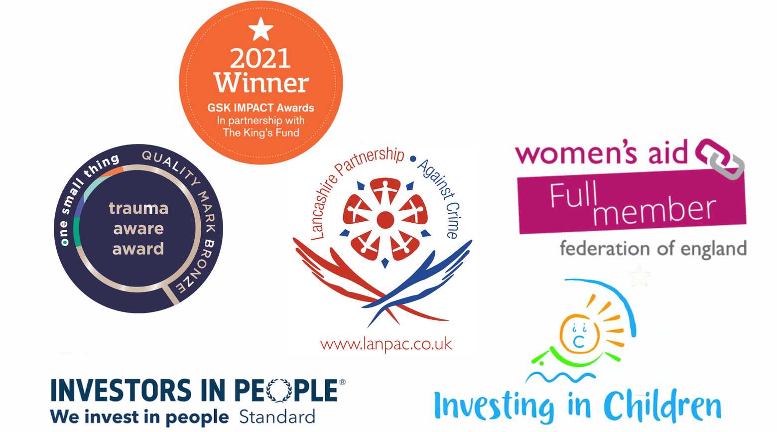 We are delighted to have been awarded the following.